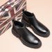Men's Shoes Platform Casual Leather Shoes Men's High-top Thermal Tooling Martin Boots Chelsea Boots_vogvips.com