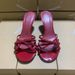 ZA2025 New Summer Women's Shoes Red Sexy Fashion High Heels Bowknot Stiletto Half-Slipper Sandals For Outdoor Wear_vogvips.com