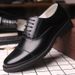 Suitable For All Seasons 2025 Business Large Size Three-Joint Leather Men's Round Toe Lace-Up Formal Casual Single Shoes_vogvips.com