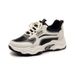 Women's New Style Height Increasing Slimming Dad Lightweight Breathable Sneakers Internet Celebrity White Fashion_vogvips.com