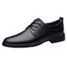 Leather Black Lace-up All-season Breathable Business Formal Non-slip Wear-resistant Men's Shoes_vogvips.com