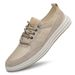 European Station Men's Mesh Board Shoes Top Layer Pig Bage Plus Hole Mesh Casual Tide Live_vogvips.com