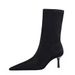 328-1 Style Fashionable And Simple Slim Heel High-heeled Shallow Mouth Pointed Elastic Lycra Slimming Women's Foot_vogvips.com