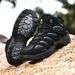 Men's High Top Outdoor Hiking Shoes, Extra Large Hiking Off-road Men's Shoes, Security Boots_vogvips.com