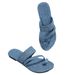 2025 Spring/Summer New Large Denim With Fashion And Comfortable Toe Set, Flat Heel Women's Cool Slippers_vogvips.com