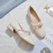 Mary Jane Women's Shoes 2026 Spring New Style, Versatile With Skirts, French Chunky Heel Single Shoes, Soft Sole,_vogvips.com