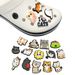 Cute Cartoon Cat Pattern Shoes Flower Shoe Buckle Soft Glue DIY Garden Shoe Accessories_vogvips.com