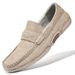 Euro Step Large Size For Men, Slip-On Business Casual Shoes, Genuine Leather Loafers With Soft Soles_vogvips.com