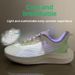 New Trendy Breathable Sneakers Comfortable Thick-soled Travel Live Streaming Same Style Women's Casual Shoes_vogvips.com