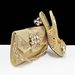 Women's open-toe shoe bag set hollow design shoes to wear for a party or wedding_vogvips.com