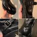 Plus Size Women's Shoes Grape Mom Melard Genuine Leather Belt Buckle Short Thick Sole Martin Women Slim Boots_vogvips.com