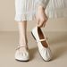 French Single Shoes Women's Flat Bottom Shallow Mouth Ballet Soft Sole Grandma Shoes With Mary Jane Shoes_vogvips.com