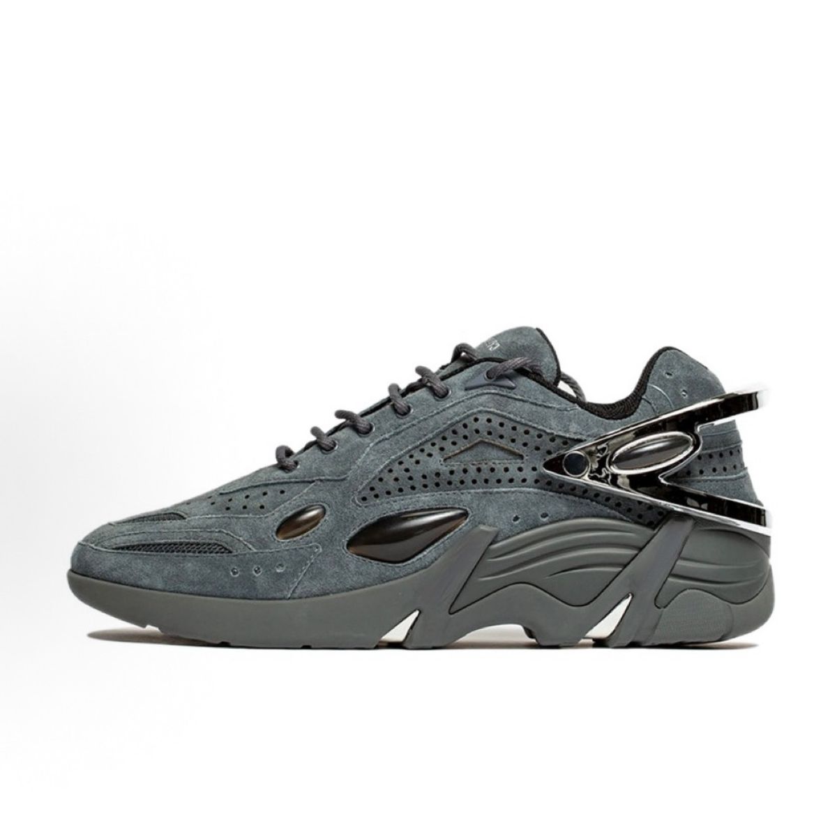 RafsimNewscylNew21 Bubble PiNeweer Trendy Retro Unisex Sports New Dad Shoes Black Red_vogvips.com