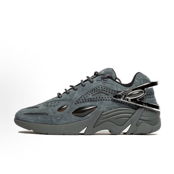RafsimNewscylNew21 Bubble PiNeweer Trendy Retro Unisex Sports New Dad Shoes Black Red_vogvips.com