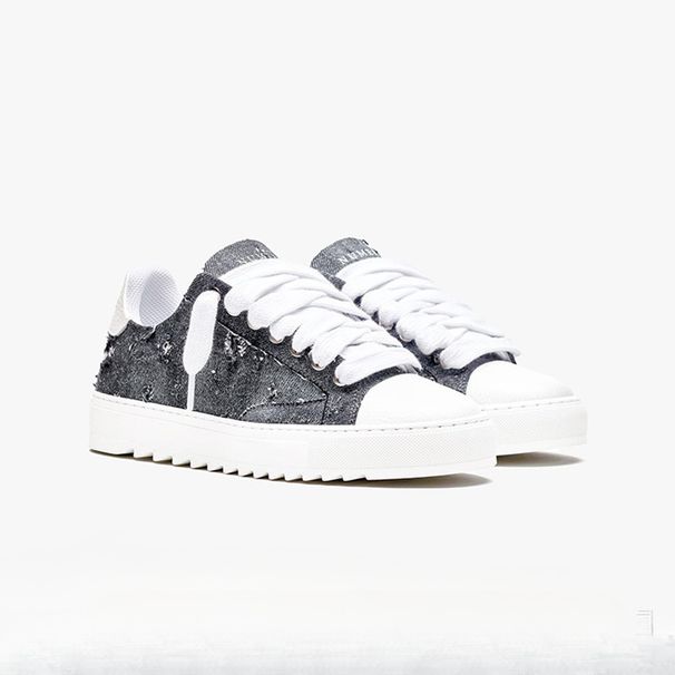 Cross Border Spot Numeris Shoes, Sports Casual Shoes, Skateboard Shoes, Men's Denim Ripped Platform Loafers_vogvips.com