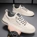 Euro Step Spring 2025 New Low-top Martin Boots Men's Trendy White Sneakers Workwear Casual Leather Shoes_vogvips.com