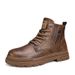 European Warm Series Martin High Top Work Autumn Winter New Sports Wear-resistant Casual Outdoor Hiking Shoes Waterproof Men's Boots_vogvips.com