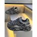 Newan Men's 2026 Spring New High-End Distressed Thick-Soled Dad , FashiNewable And Comfortable Soft-Soled Casual_vogvips.com