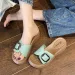 2026 New Women's Summer Wear Thick Soled Non Slip Fashionable And Versatile Cool Slippers For Women_vogvips.com