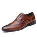Euro Step Large Size Summer Autumn New British Brogue Carved Business Leather Shoes Men's Korean Version Hairstylist Trendy Casual_vogvips.com