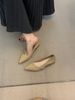 Lancui 2025 Summer French Style Shallow Mouth Single Fairy To Match Drs Elegant Gentle Low Heel Mary Jane Granny_vogvips.com