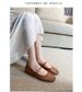Ballet-style Fishnet Mary Jane For Women, 2025 Summer New Model, Hollowed-out, Breathable, Soft-soled, Round-toed,_vogvips.com