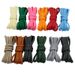 Shoelaces Classic Match 0.6cm Semi-round Solid Color Polyester Shoelaces Small White Shoe Board Shoe Rope_vogvips.com