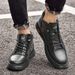 High-top Men's Shoes Side Zipper Casual Leather Shoes Men's Board Shoes Men's Sports_vogvips.com