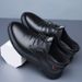 Spring New Men's Business Casual Soft Sole Comfortable Trendy Fashion Small Leather Shoes For Men_vogvips.com