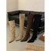 One Boot, Multiple Styles~ French Pointed High Heel Over-the-Knee With A Sense Of Design, Turn-Down Collar, Slouch For_vogvips.com