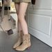 Embroidered Western Cowboy Hollow Summer Thin Short For Women Breathable Fashion Mid-Calf Riding Boots_vogvips.com