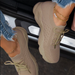 Sneaker Casual Breathable Mesh Lace-up Sneakers Ladies Platform Vulcanized Women Shoes Zapatillas Mujer_vogvips.com