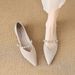 Weiwei Girl French Style Evening Pearl Loafers Pointed Toe Flat Women's Shoes Shallow Mouth plus Size_vogvips.com
