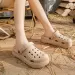 Women Shoes EVA House Shlippers Soft Clogs Thick Platform Sandals Comfortable Fashion Outside Slippers Summer Beach Slides_vogvips.com