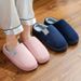 Winter Warm Fur Men Women Couples House Non-slip Soft Shoes Casual Flat Heel Home Indoor Bedroom Plush Slippers_vogvips.com