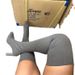 2024 Autum Witer New Plus Size Wome's Shoes 36-43 Tredy Chuky Heel Poited Toe Over-the-Kee Flykit Boots For_vogvips.com