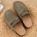 Kidmi New Men Suede Soft Women Mules Summer Cork Clogs Slippers Outdoor Beach Sandals Fashion Nonslip Home Shoes_vogvips.com