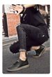 Hollow Invisible Heightening Board Shoes Cowhide Surace Breathable Shoes Lace-up Thick-soled Outdoor Sports Men's Shoes_vogvips.com