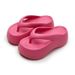 7.0 Thick Soles, Raised Height, Touching Character Slippers For Women To Wear Outdoors, Summer Indoor Home, Pinch Feet,_vogvips.com