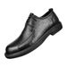 European Warm Series Men's Leather Business Formal Top Layer Cowhide Autumn Winter Wear-resistant Versatile Groom Wedding Shoes Essential For_vogvips.com