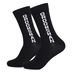 Casual odor-proof black cotton mid-tube alphabet men's socks gift socks_vogvips.com