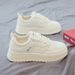 2024 New Women's White Sneakers Versatile Sports Casual Dad Shoes Breathable Soft Sole Spring And Autumn_vogvips.com