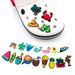 20 Sets Cute Summer Series Shoes Flower Decoration Buckle Cartoon Set Soft Rubber Shoes Accessories Accessories Accessories_vogvips.com