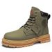 European Warm Series Autumn Winter Couple Yellow Men Women Fleece Lined Thickened Warm Cotton Shoes High Top Work Big Head Live Martin Ankle_vogvips.com