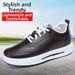 Men's Thick Soled Sports Shoes Soft Sole Casual Solid Color Height Increasing Spring 2025 New Style Versatile Wholesale Export_vogvips.com