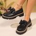 European And American Foreign Trade Retro Large Size Bow Low Top Single Shoes For Women British Style Fashion Round Toe_vogvips.com