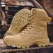 Outdoor Camping Training High Top Tactical Military, Battlefield Men's Desert Hiking Shoes, Workwear Security_vogvips.com