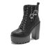 2025 New Autumn And Winter Super High Heel Short Boots Women's Shoes Thick Heel Martin Boots Internet Celebrities_vogvips.com