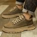 European Warm Series Men's Martin Boots High Autumn Winter 2025 New British Style Mid Top Height Increasing Non-Slip Genuine Leather Work_vogvips.com