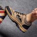 Travel Non Slip Waterproof Hiking Autumn And Winter Dad Men's Abrasion Resistant Outdoor Sports Leather Shoes Casual_vogvips.com